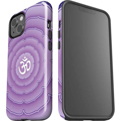 Sanskrit Purple iPhone 14 Plus Impact Case