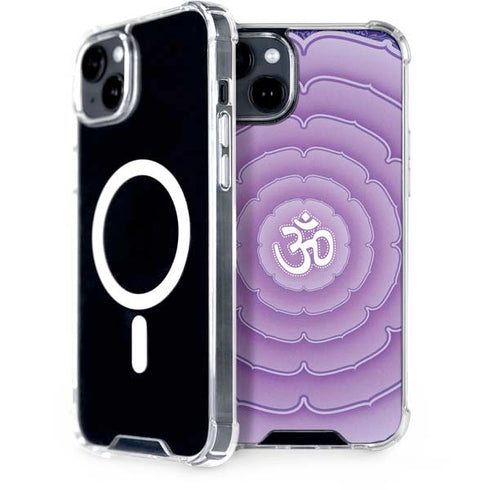 Sanskrit Purple iPhone 15 Plus MagSafe Case