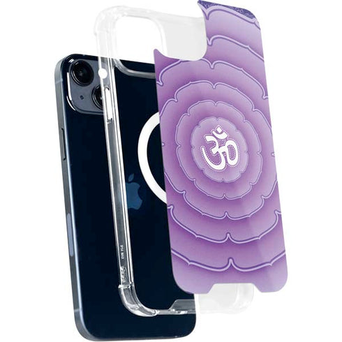 Sanskrit Purple iPhone 15 Plus MagSafe Case
