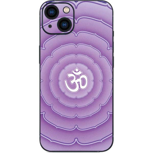 Sanskrit Purple iPhone 14 Plus Skin