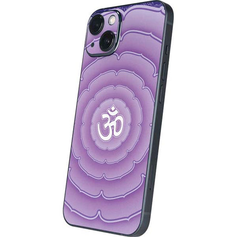 Sanskrit Purple iPhone 15 Plus Skin