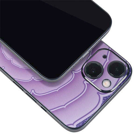 Sanskrit Purple iPhone 15 Plus Skin