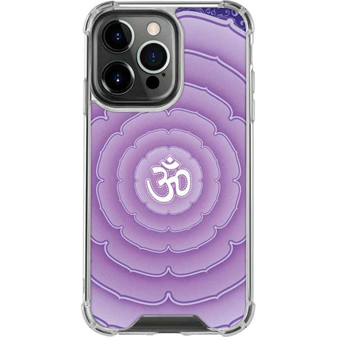 Sanskrit Purple iPhone 14 Pro Clear Case