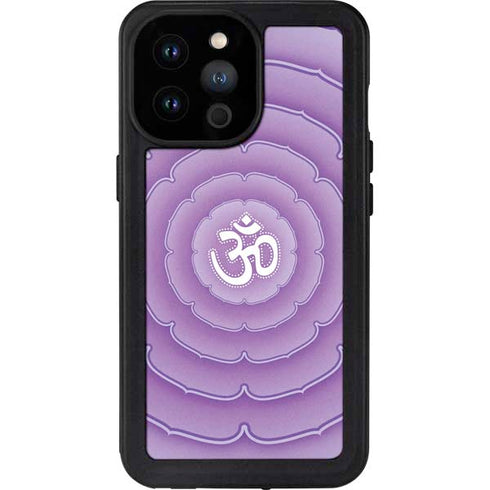 Sanskrit Purple iPhone 14 Pro Max Waterproof Case