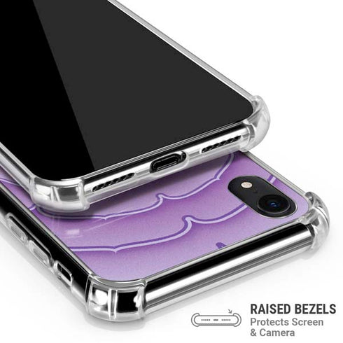 Sanskrit Purple iPhone XR Clear Case