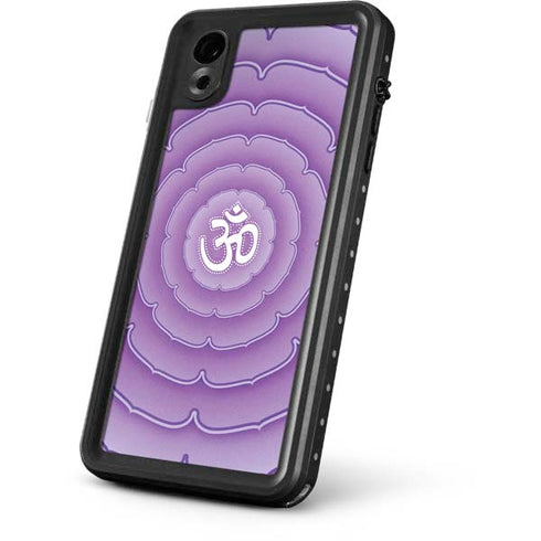Sanskrit Purple iPhone XR Waterproof Case