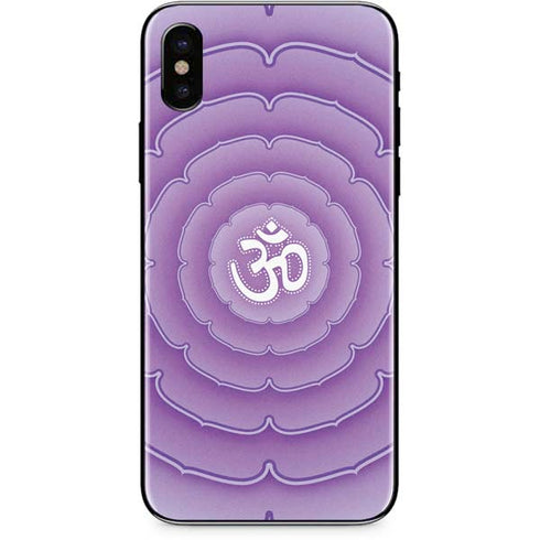 Sanskrit Purple iPhone XS Skin