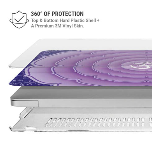 Sanskrit Purple MacBook Air 15in (2023-2025) Case plus Skin