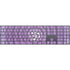 Sanskrit Purple Magic Keyboard with Numeric Keypad Skin