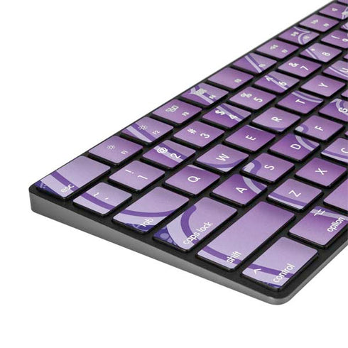 Sanskrit Purple Magic Keyboard with Numeric Keypad Skin