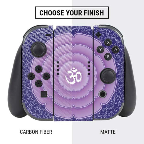 Sanskrit Purple Nintendo Switch Bundle Skin