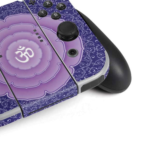 Sanskrit Purple Nintendo Switch OLED (2021) Skin