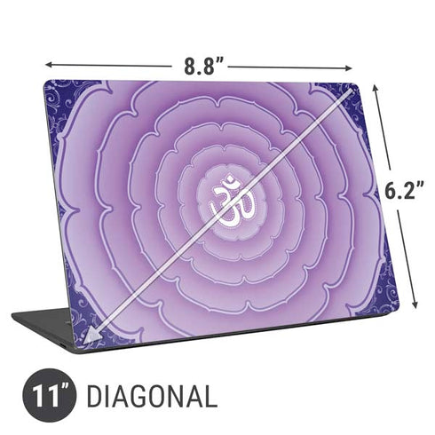 Sanskrit Purple Universal Laptop 11in (8.8 x 6.2in) Skin