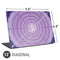 Sanskrit Purple Universal Laptop 12in (9.8 x 6.8in) Skin