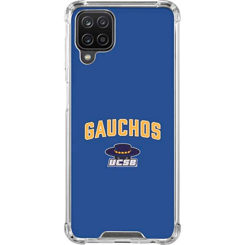 University of California-Santa Barbara Gauchos Galaxy A12 Clear Case
