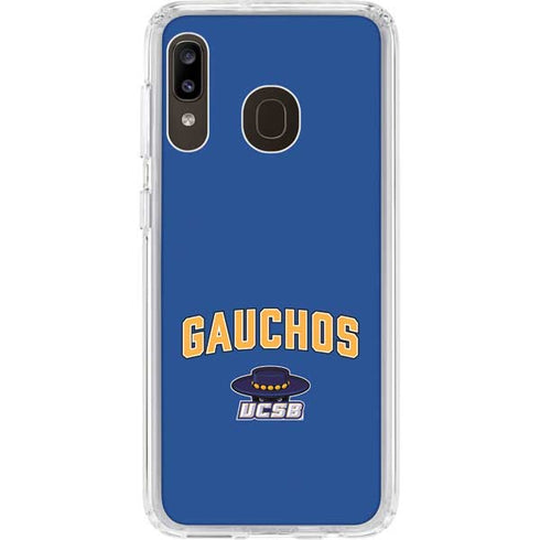 University of California-Santa Barbara Gauchos Galaxy A20 Clear Case