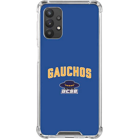 University of California-Santa Barbara Gauchos Galaxy A32 5G Clear Case