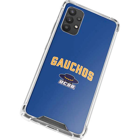 University of California-Santa Barbara Gauchos Galaxy A32 5G Clear Case