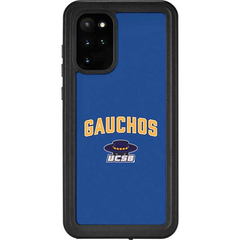 University of California-Santa Barbara Gauchos Galaxy S20 Plus Waterproof Case