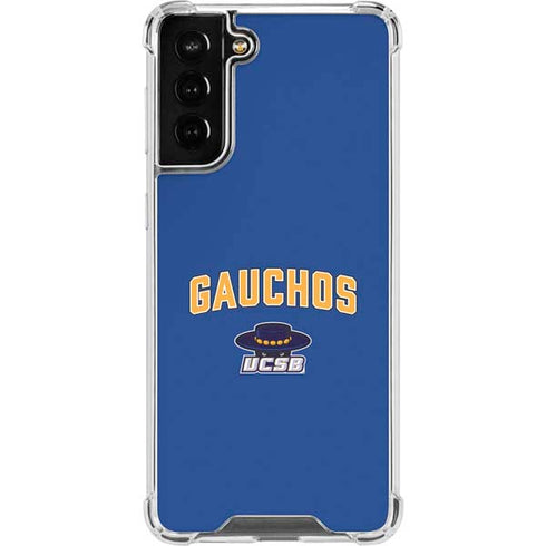 University of California-Santa Barbara Gauchos Galaxy S21 FE Clear Case