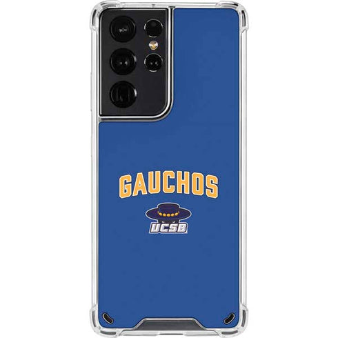 University of California-Santa Barbara Gauchos Galaxy S21 Ultra 5G Clear Case
