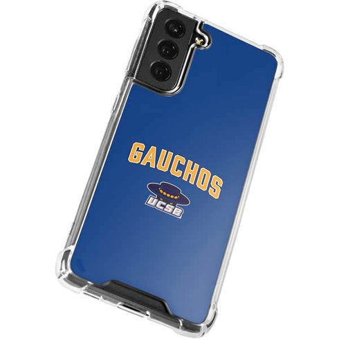University of California-Santa Barbara Gauchos Galaxy S22 Plus Clear Case