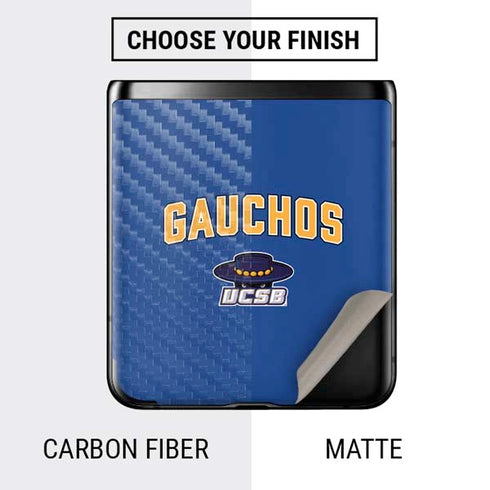University of California-Santa Barbara Gauchos Galaxy Z Flip Skin