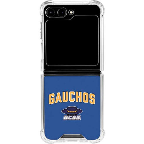 University of California-Santa Barbara Gauchos Galaxy Z Flip5 5G Clear Case