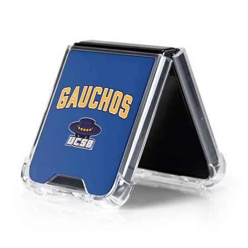 University of California-Santa Barbara Gauchos Galaxy Z Flip5 5G Clear Case