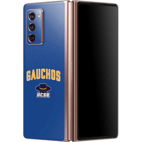 University of California-Santa Barbara Gauchos Galaxy Z Fold2 5G Skin