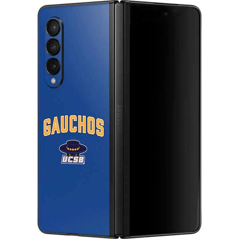 University of California-Santa Barbara Gauchos Galaxy Z Fold3 5G Skin