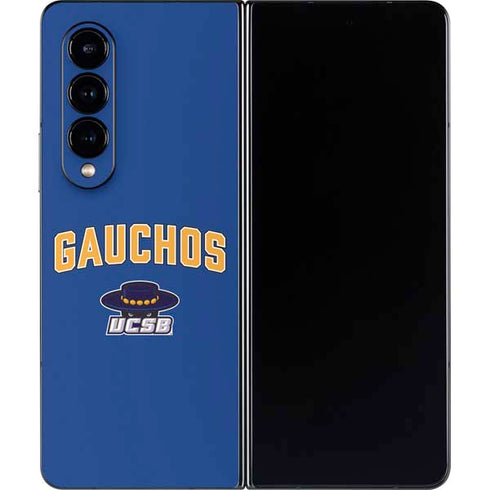 University of California-Santa Barbara Gauchos Galaxy Z Fold4 5G Skin