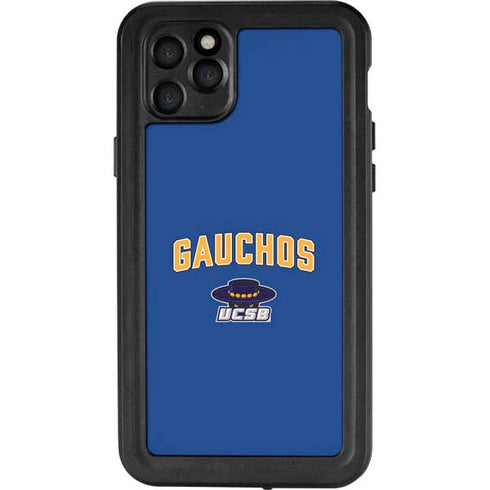 University of California-Santa Barbara Gauchos iPhone 11 Pro Max Waterproof Case