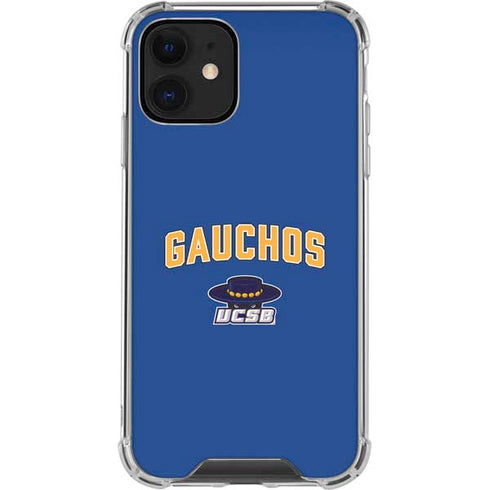 University of California-Santa Barbara Gauchos iPhone 12 Clear Case