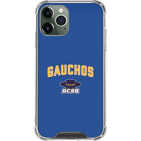 University of California-Santa Barbara Gauchos iPhone 12 Pro Clear Case