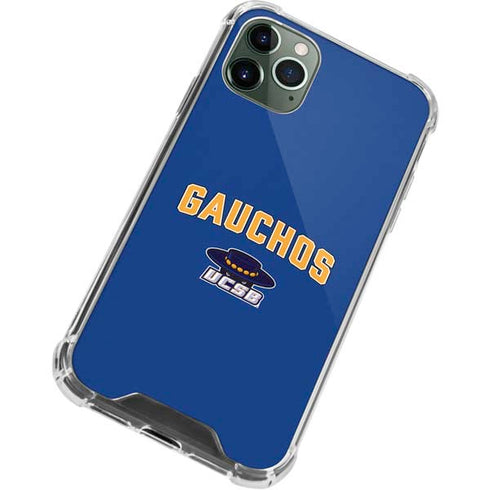University of California-Santa Barbara Gauchos iPhone 12 Pro Clear Case