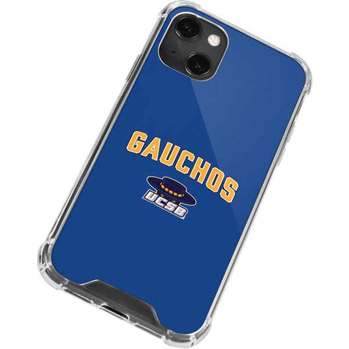 University of California-Santa Barbara Gauchos iPhone 13 Mini Clear Case