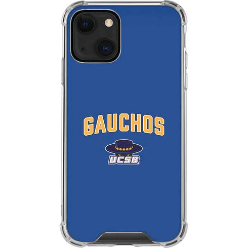 University of California-Santa Barbara Gauchos iPhone 14 Plus Clear Case
