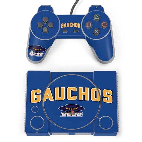University of California-Santa Barbara Gauchos PlayStation Classic Bundle Skin