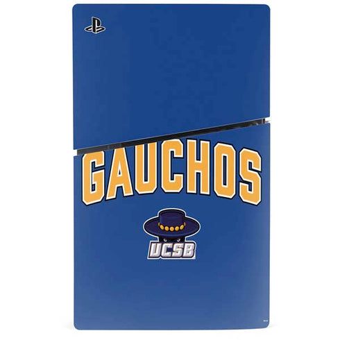 University of California-Santa Barbara Gauchos PS5 Slim Disk Bundle Skin
