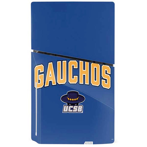 University of California-Santa Barbara Gauchos PS5 Slim Disk Bundle Skin