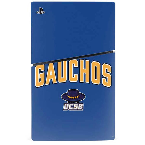 University of California-Santa Barbara Gauchos PS5 Slim Digital Edition Bundle Skin