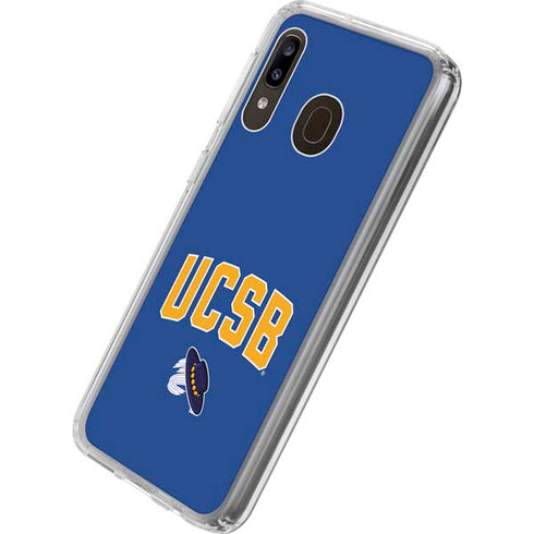 University of California-Santa Barbara UCSB Galaxy A20 Clear Case