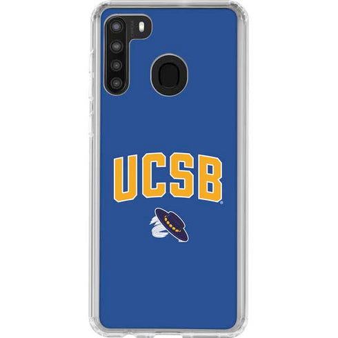 University of California-Santa Barbara UCSB Galaxy A21 Clear Case