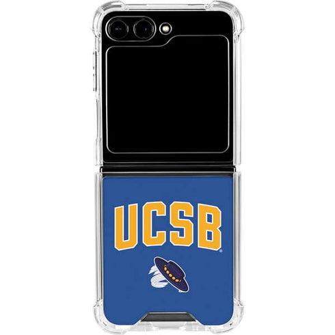 University of California-Santa Barbara UCSB Galaxy Z Flip5 5G Clear Case