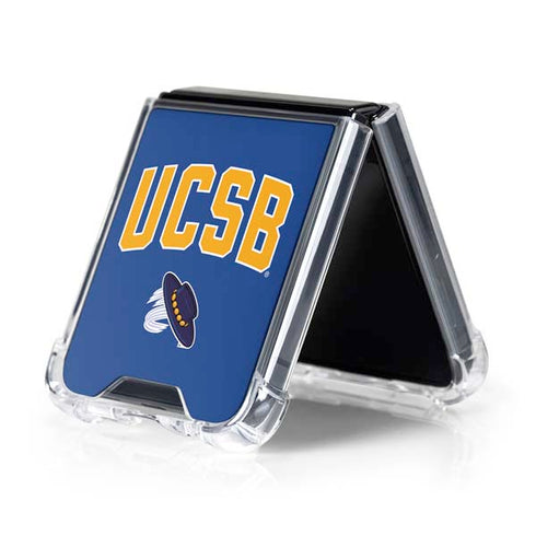 University of California-Santa Barbara UCSB Galaxy Z Flip5 5G Clear Case