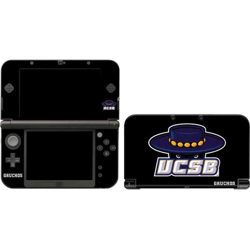 University of California-Santa Barbara UCSB Gauchos Black 3DS XL 2015 Skin