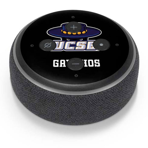 University of California-Santa Barbara UCSB Gauchos Black Amazon Echo Dot Skin