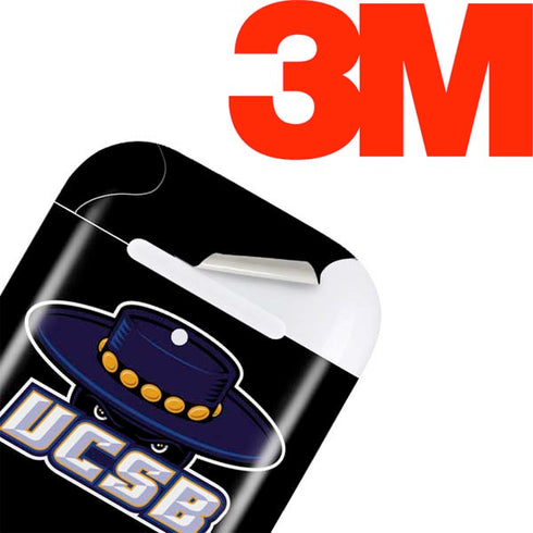 University of California-Santa Barbara UCSB Gauchos Black Apple AirPods 2 Skin