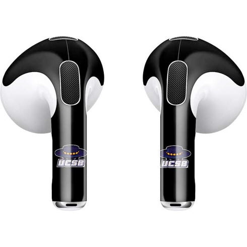 University of California-Santa Barbara UCSB Gauchos Black Apple AirPods (3rd Gen 2021) Skin